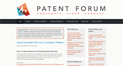 Desktop Screenshot of patents.aaaa.org